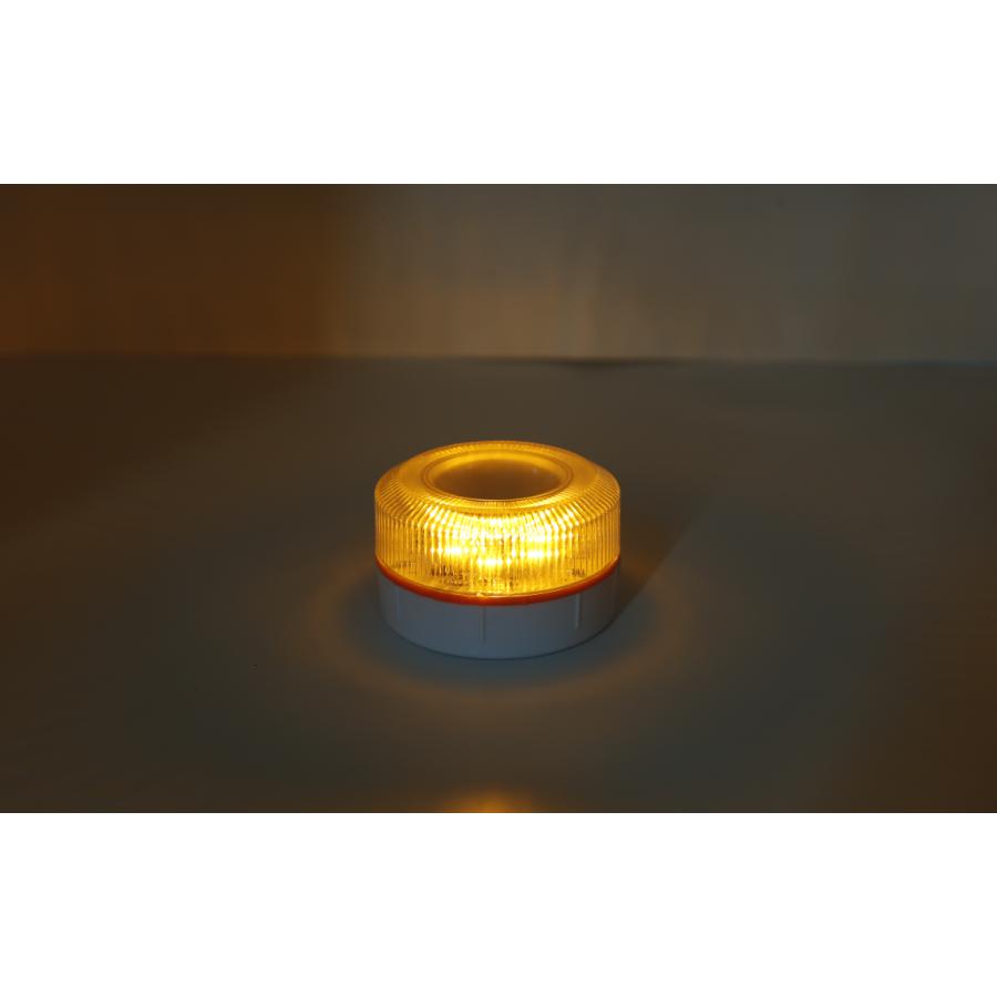 LED警告灯 回転灯 12V/24V兼用 黄色(回転・点滅)マグネット式 LED警告灯 回転灯 12V/24V兼用 黄色(回転・点滅)マグネット式