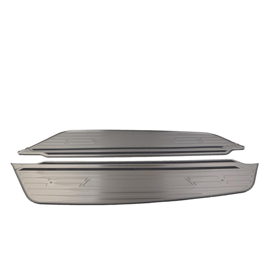 トヨタハイエース 200系1型‐8型標準スーパーGL専用LEDスカッフプレートリアサイドドア上下左右4枚セットステンレス製 ブラックとシルバー2色選び可 |  | 03