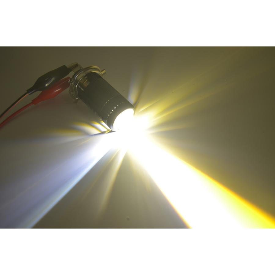 バイク用 H4 LED ヘッドライトプロジェクターレンズ付き 綺麗カット
