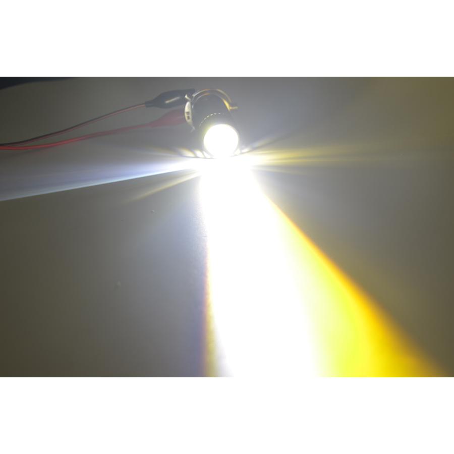 バイク用 H4 LED ヘッドライトプロジェクターレンズ付き 綺麗カット