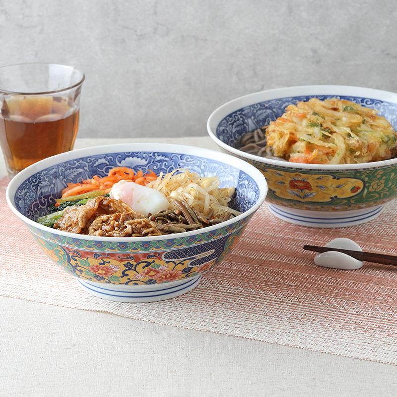 ラーメンどんぶり 19.5cm ラーメン 中華 中華食器 和柄 おしゃれ 丼