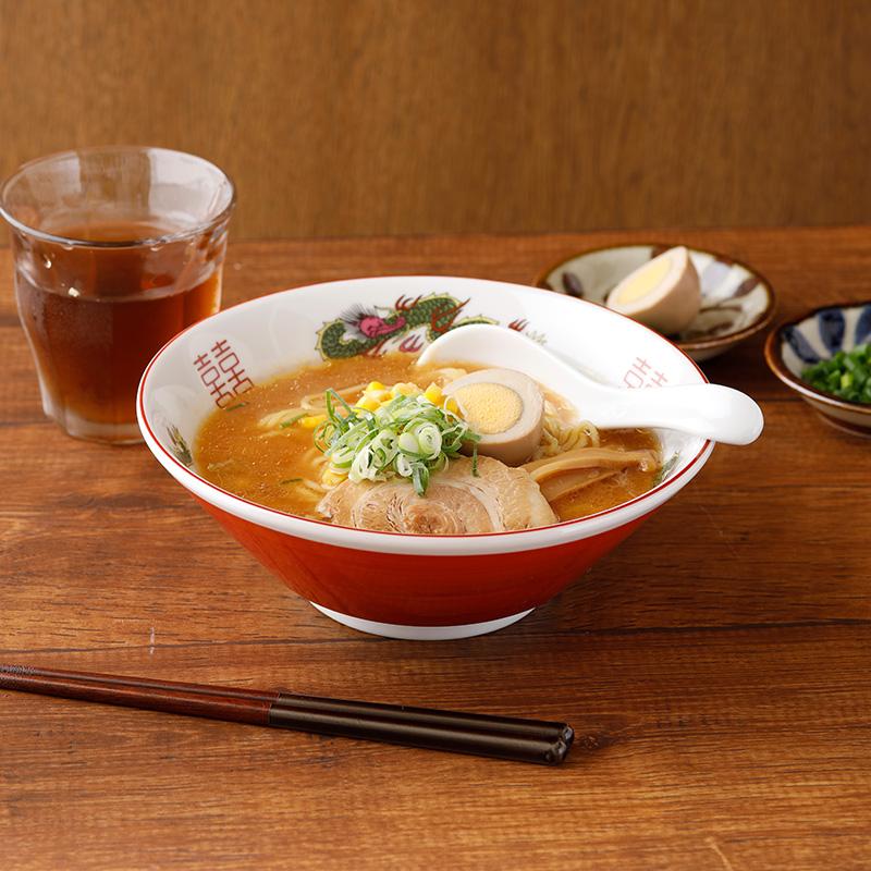 中華ラーメンどんぶり 20cm 910cc 切立 赤巻龍 丼ぶり鉢 中華ラーメンどんぶり 20cm 910cc 切立 赤巻龍 丼ぶり鉢
