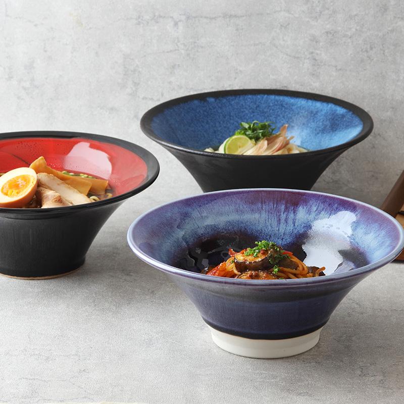 最大50%OFFセール】どんぶり ラッパ型 21.5cm丼ぶり どんぶり 丼 麺鉢