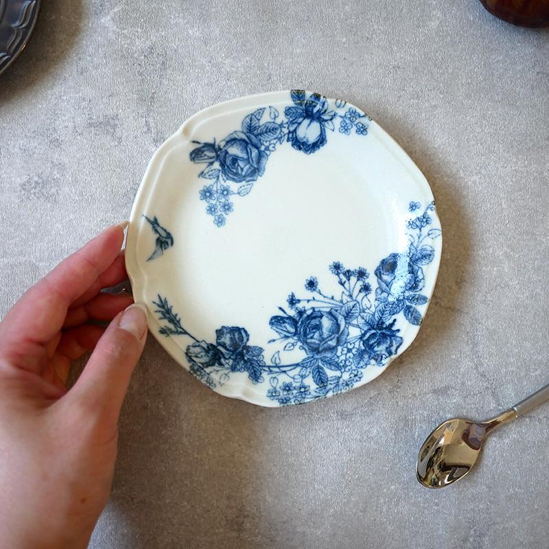 プレート 14.5cm クラシカルローズプレート お皿 皿 食器 小皿 取り皿
