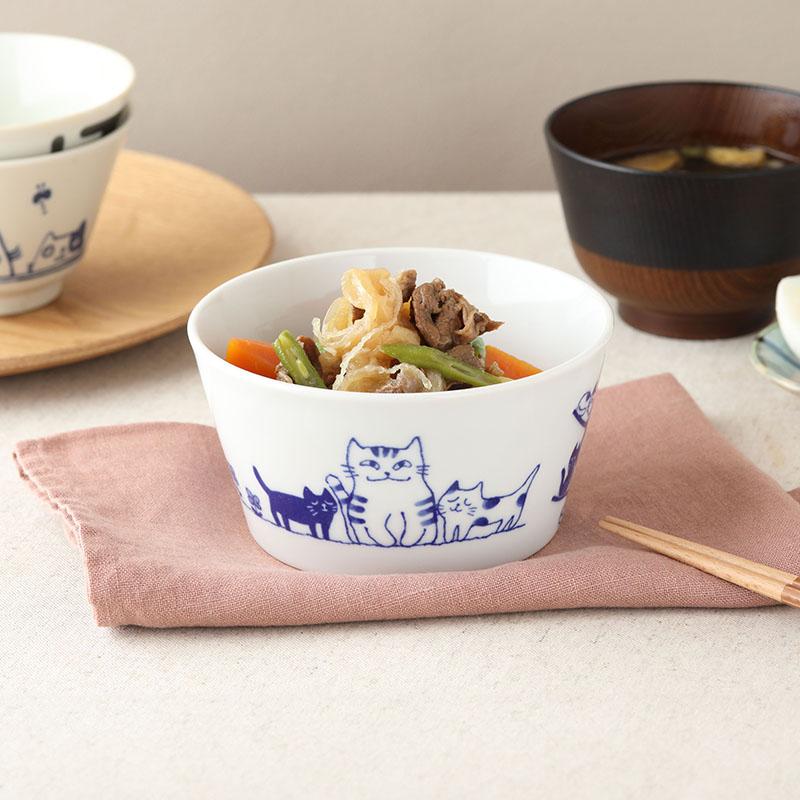 ボウル 13cm 帰ってきた ねこまるけ ゴイッカ 鉢 お皿 食器 ねこ ネコ