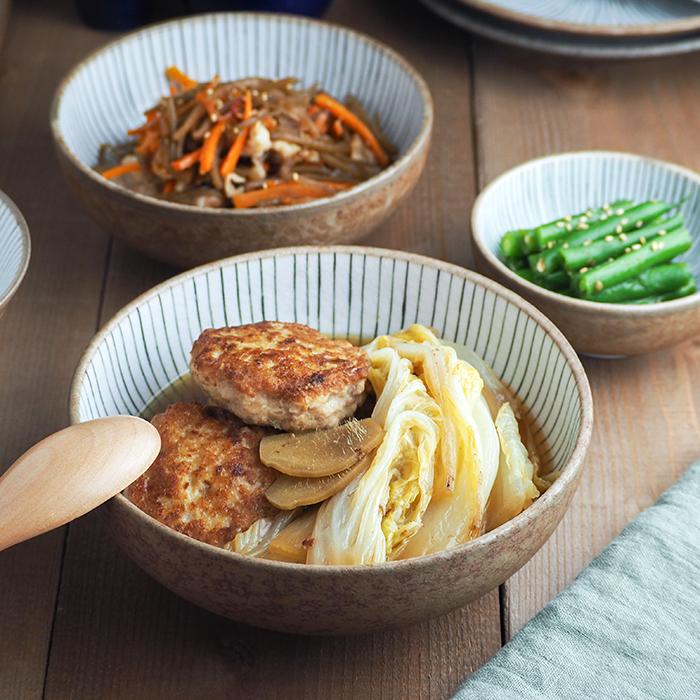 和食器 ボウル 大 17.6cm 十草鉢 おしゃれ お皿 皿 食器 大鉢 盛り鉢