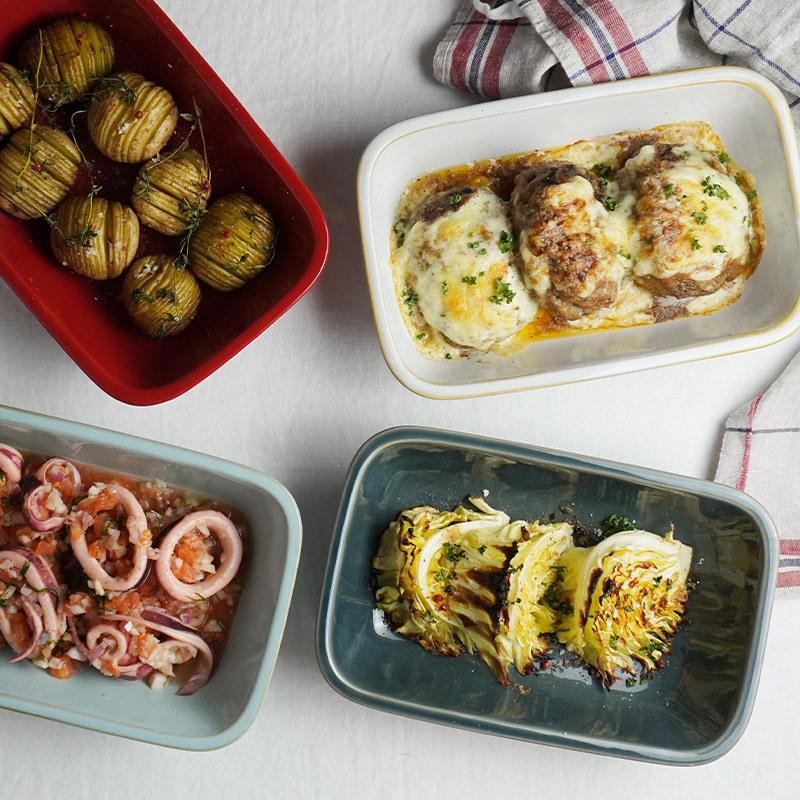 ラザニア皿 長角 24.5cm HINATAグラタン皿 プレート お皿 皿 洋食器