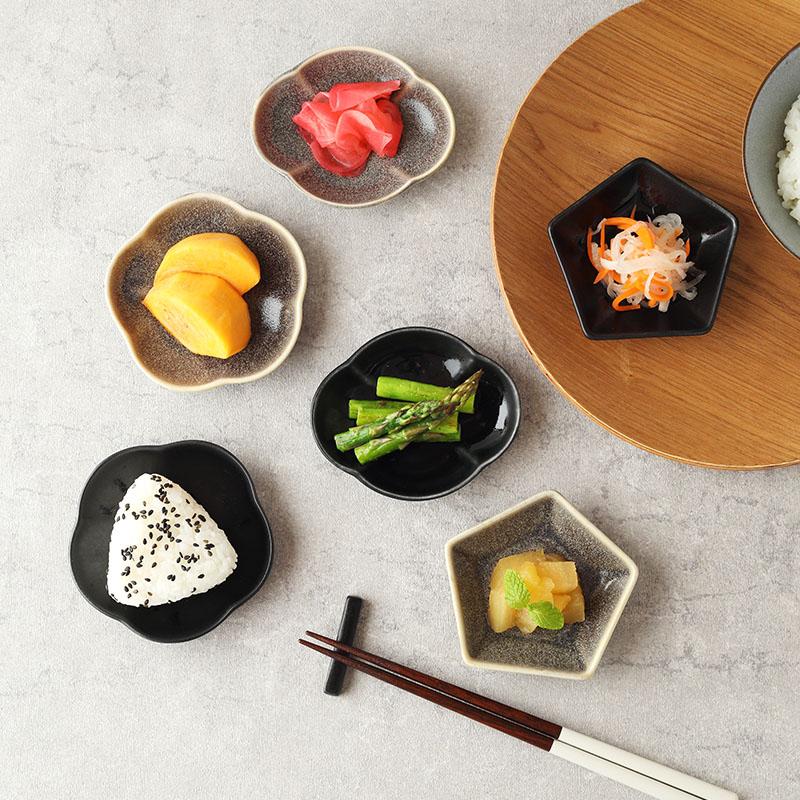 小皿 窯変 Dolce (goma・black) プレート お皿 皿 食器 豆皿 小皿 窯変 Dolce (goma・black) プレート お皿 皿 食器 豆皿