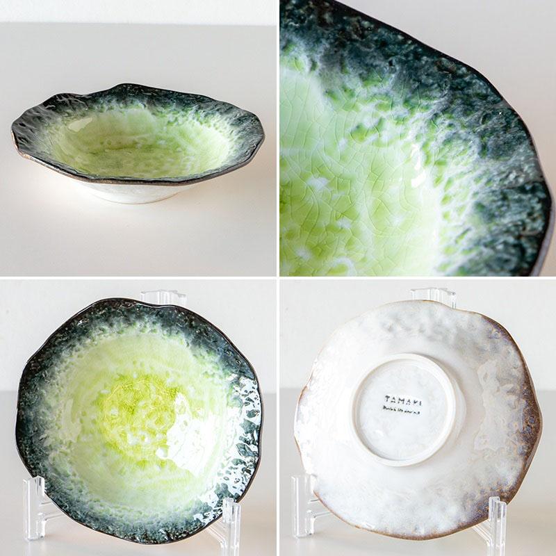 浅鉢 サラダボウル 18.5cm KANADE 陶器 レンジ可 和食器 ボウル 鉢 お