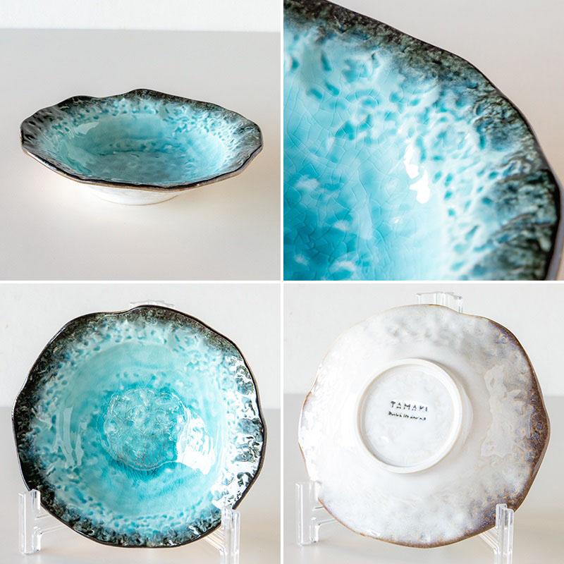 浅鉢 サラダボウル 18.5cm KANADE 陶器 レンジ可 和食器 ボウル 鉢 お