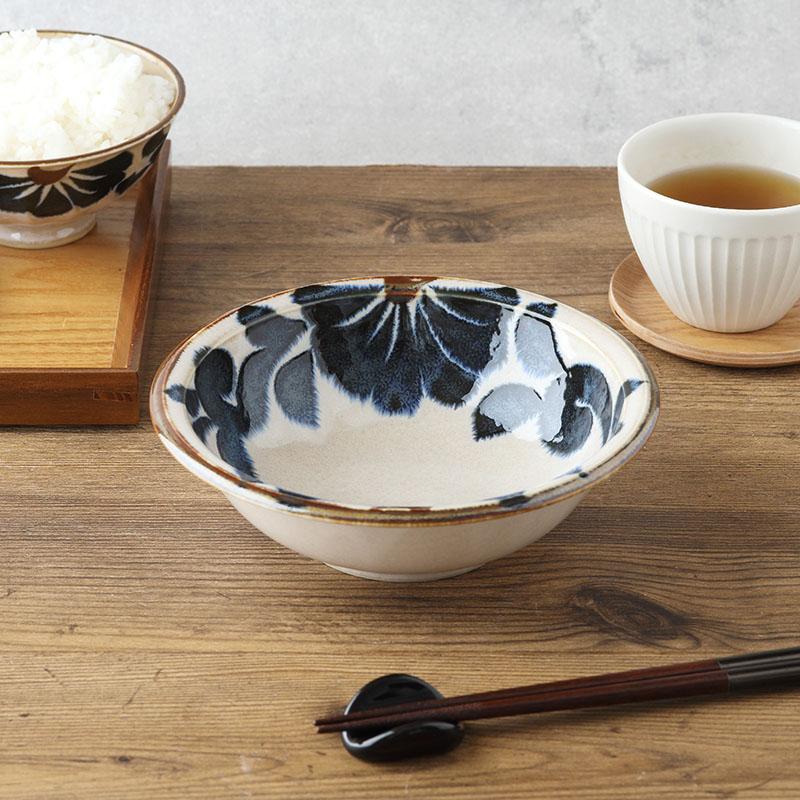 中鉢 17cm 唐草 超軽量 Airstack 和食器 おしゃれ モダン 和モダン
