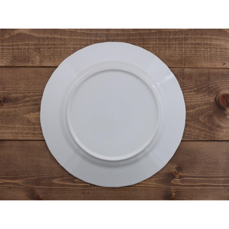 リムプレート 27cm クラシックレリーフ ホワイトプレート お皿 皿 食器