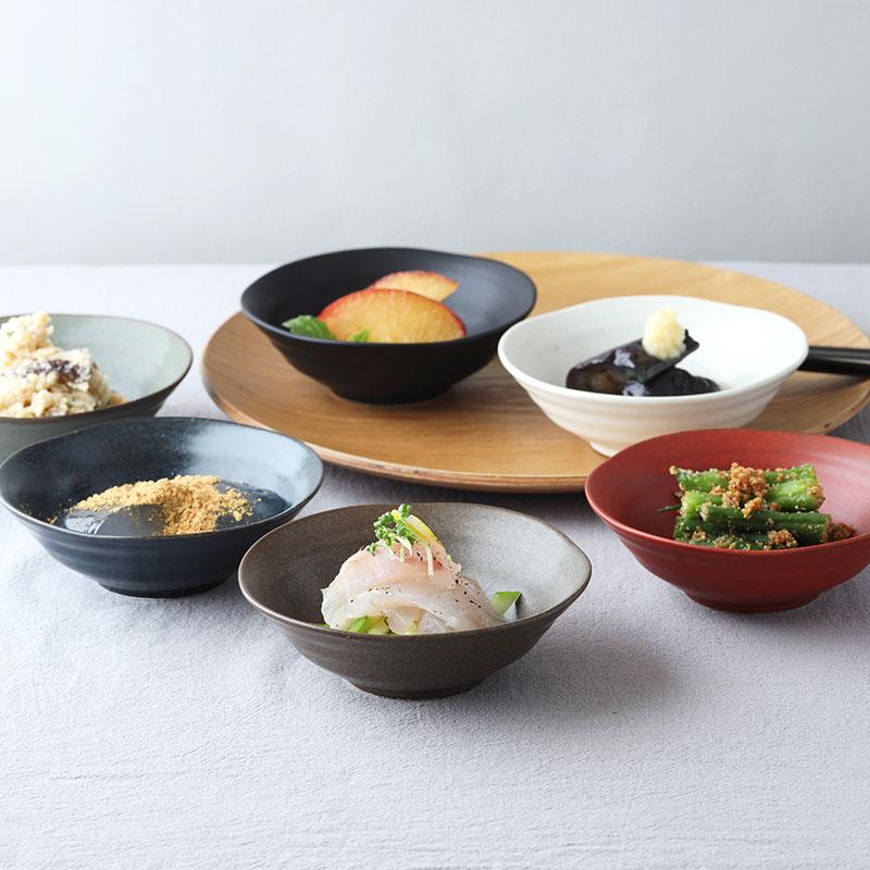 深鉢　サラダボウル　五角　11個セット ボウル 11cm 紬暮 tsunagu 鉢 お皿 皿 食器 小鉢 取り鉢 取り皿 副菜鉢
