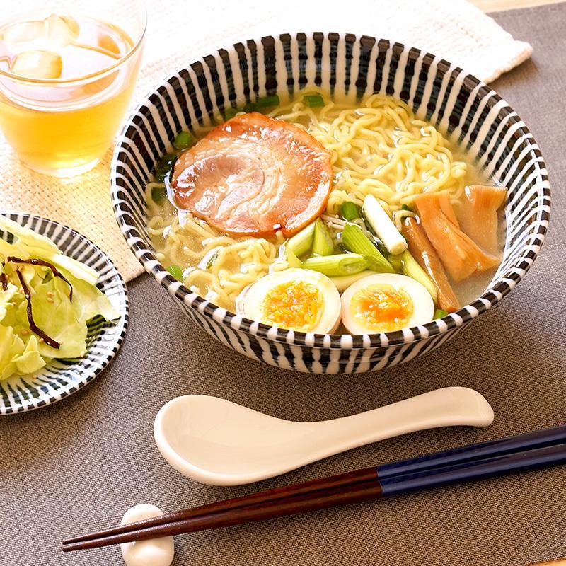 麺鉢 19cm 千段十草 和食器十草 和食器 おしゃれ モダン 和モダン 丼
