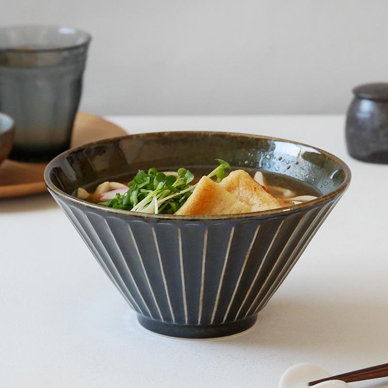 丼ぶり 楽天市場】すくいやすい丼ぶり 15.5cm モノクロストライプ丼ぶり 盛り