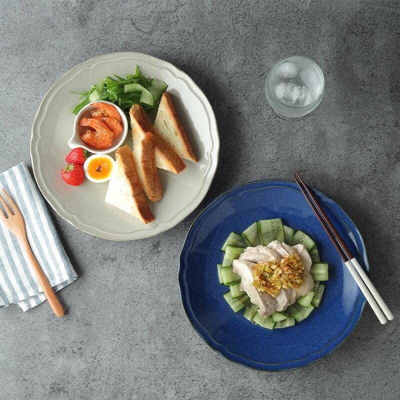 大皿 25.5cm KARIN 花鈴 軽量食器 プレート お皿 皿 食器 ディナー