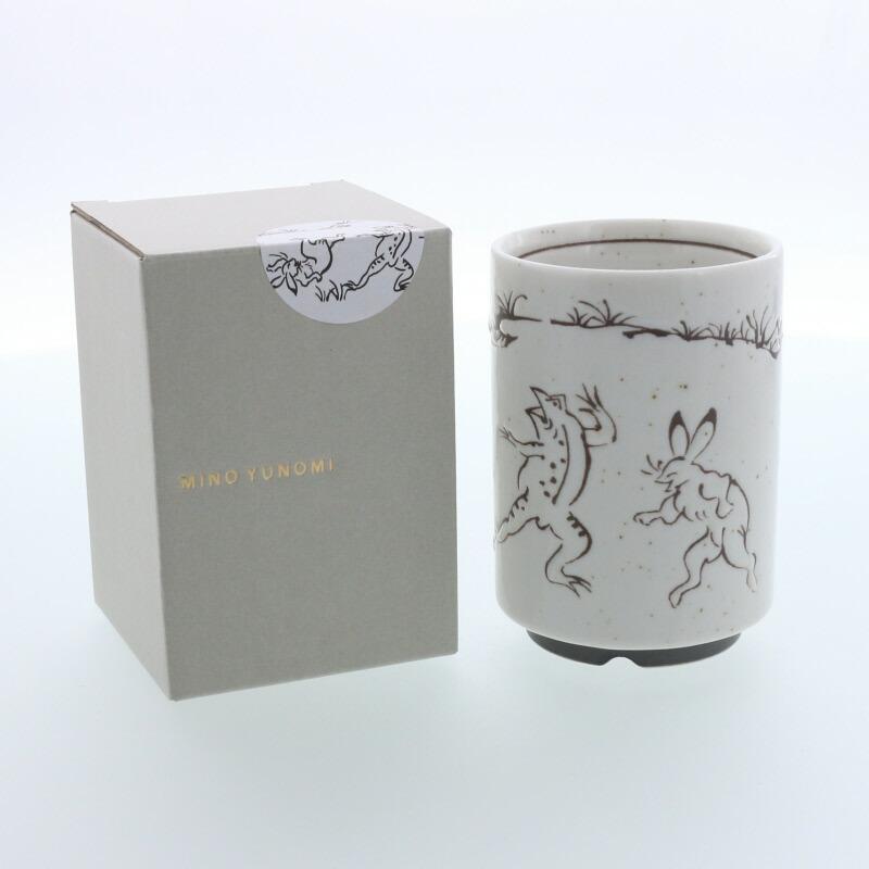 【非売品◆超希少品】　湯呑み　〓プライスレス〓 湯呑 270cc MINO YUNOMI 箱入り 鳥獣戯画 富士山 湯呑み 湯飲み ゆのみ