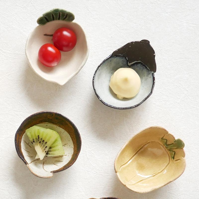 手造り豆皿・珍味入れ やさい プレート お皿 皿 和食器 おしゃれ 食器