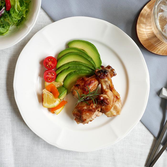 ミート皿 23cm フリル ニューボーンプレート おしゃれ 洋食器 お皿 皿 食器 大皿 ディナープレート ワンプレート 盛り皿 パスタ皿 主菜皿 サラダ皿 デザート皿 x 012 食器専門店のイースト 通販 Yahoo ショッピング