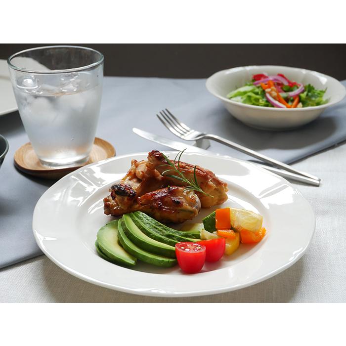 ミート皿 23cm フリル ニューボーンプレート おしゃれ 洋食器 お皿 皿