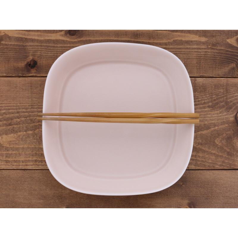スクエア深皿 21.5cm マット カフェメゾン プレート お皿 皿 洋食器