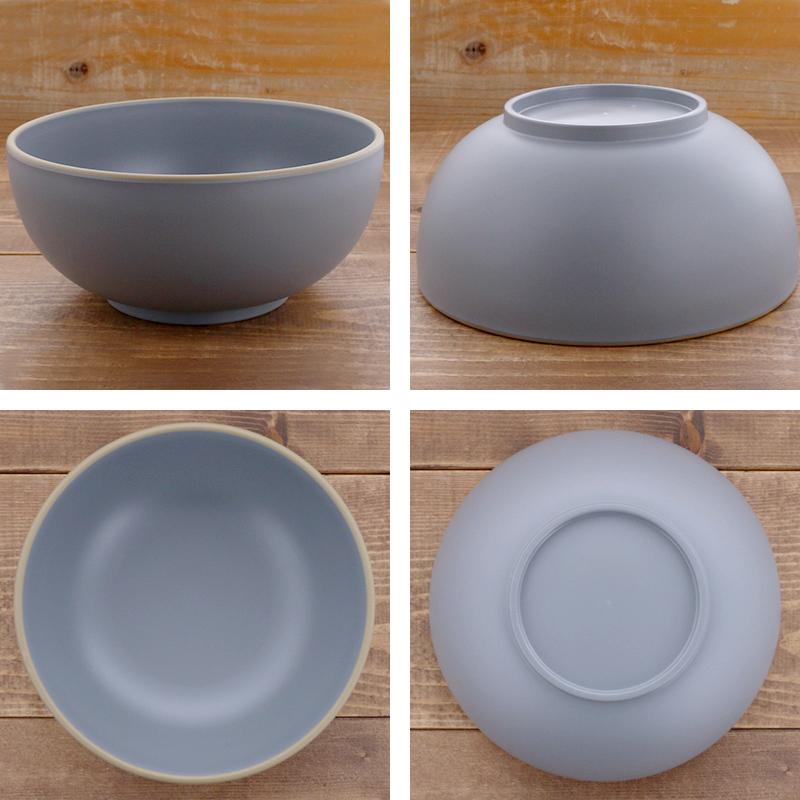 どんぶり 大 18.5cm エッジライン 樹脂製 レンジ・食洗機可丼ぶり 丼