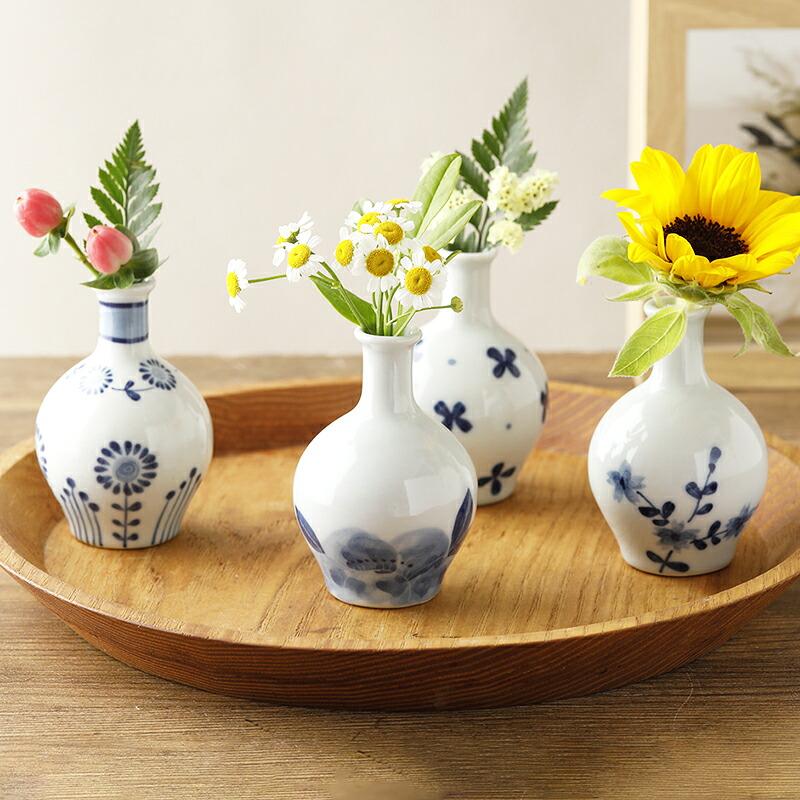 陶器 花瓶 一輪挿し フラワーベース ハンドメイド 手仕事 和モダン 一輪挿し 小 手描き 花瓶 花びん フラワーベース 花器 モダン 和モダン