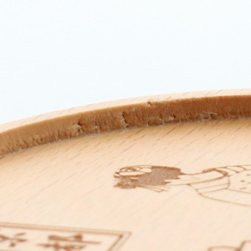 ZIPANGコースター 京都 9cm 木製ビーチ【メール便対象】 木製