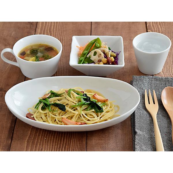 カレー皿 パスタ皿 楕円大鉢 ホワイト EASTオリジナル STUDIO カレー皿 パスタ皿 楕円大鉢 ホワイト EASTオリジナル STUDIO