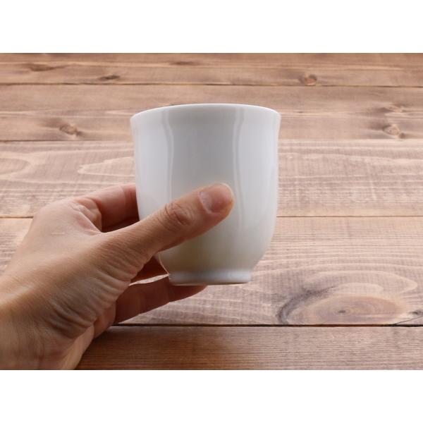 爆買長湯呑み ゆらぎ ホワイト STUDIO BASICリーズ シンプル 白い食器