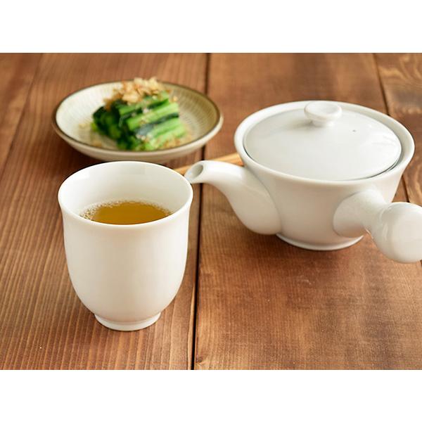 長湯呑み ゆらぎ ホワイト STUDIO BASICリーズ シンプル 白い食器 ゆ