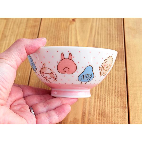 子供茶碗 動物大好き 女の子用ご飯茶碗 茶碗 動物 どうぶつ 女の子