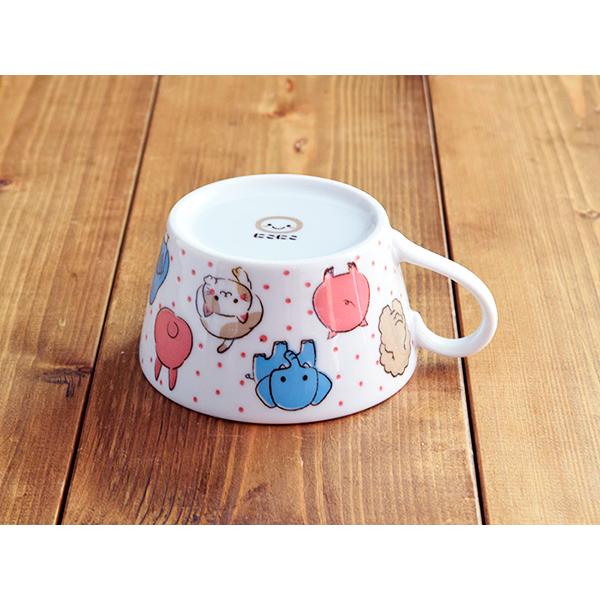 スープカップ 動物大好き 女の子用スープマグ マグカップ カップ