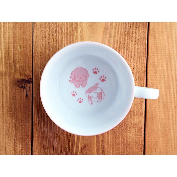 スープカップ 動物大好き 女の子用スープマグ マグカップ カップ