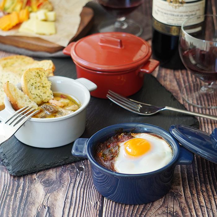 ココットボウル 蓋付 黒土 オーブンokボウル 鉢 おしゃれ オーブン料理 グラタン皿 食器 洋食器 小鉢 スープボウル トリコロールカラー 蓋つき ふた付き Dm 005 食器専門店のイースト 通販 Yahoo ショッピング