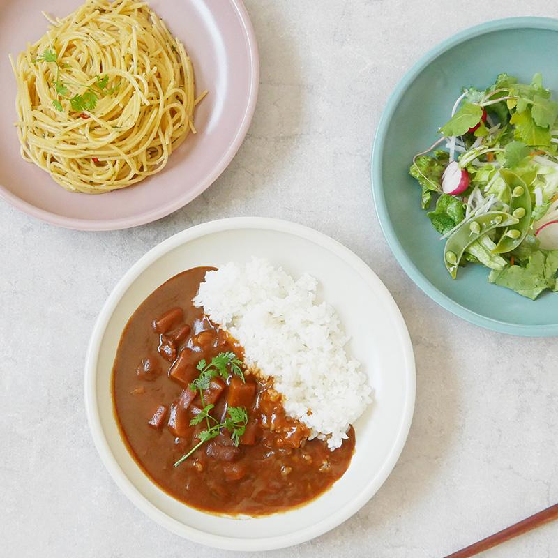 カレー・パスタ皿 23cm アドレ 軽量食器洋食器 おしゃれ モダン 磁器