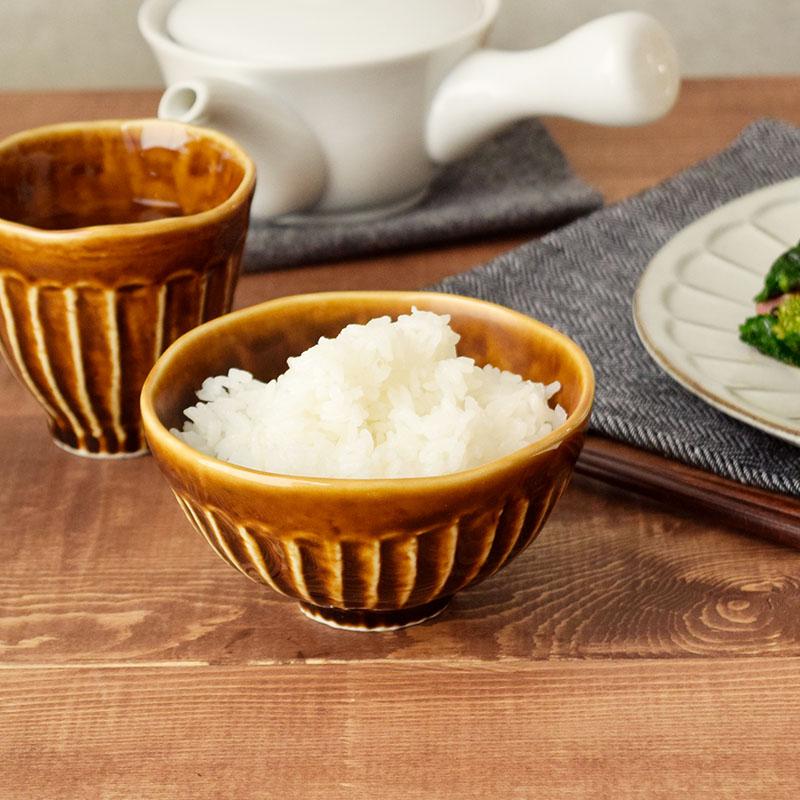 和食器ギフト 夫婦茶碗 和カラーのお茶碗＆お椀＆箸 ペア 6点セット