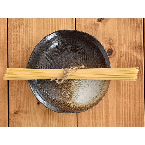 爆買和食器 中皿 17cm 黒備前 片口櫛目取り皿 お皿 備前風 和風 食器