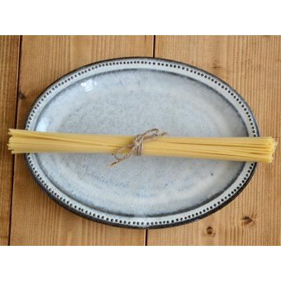 ドット オーバルプレート 24cm 陶器 大皿 楕円皿 お皿 和食器 プレート