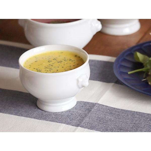 ボウル スープボウル 高品質 白磁 ライオントリュフスープ S オーブン