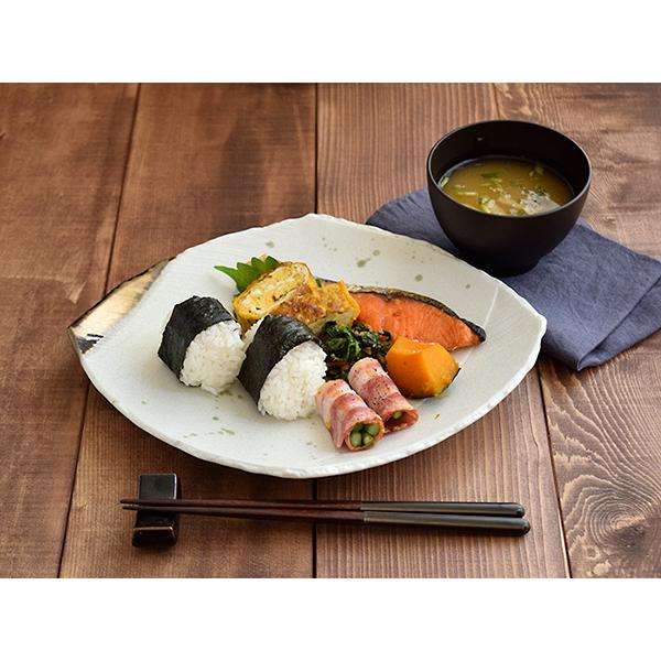 和食器 大皿 変形菱型 金彩おりべ お皿 プレート 大皿 盛り皿 ワン