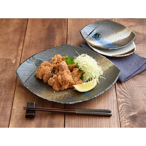 和食器 大皿 変形菱型 黒海 お皿 プレート 大皿 盛り皿 ワン 和食器 大皿 変形菱型 黒海 お皿 プレート 大皿 盛り皿 ワン