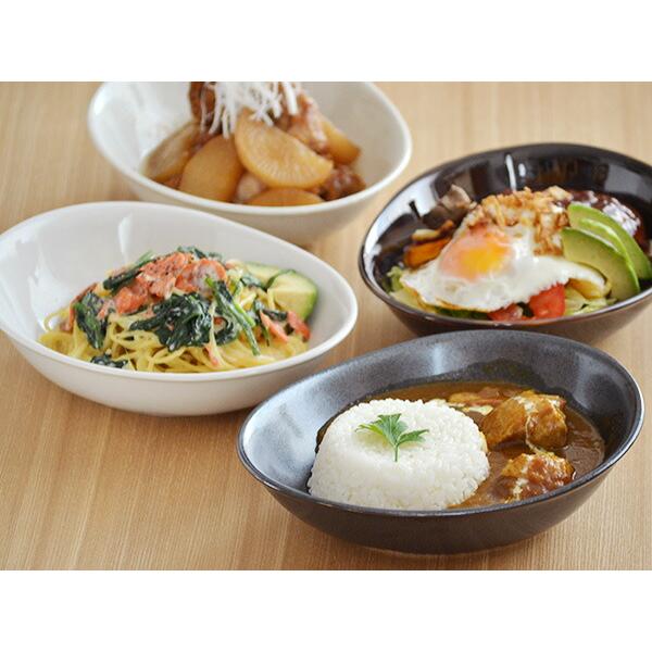 カレー皿 おしゃれ EAST たまご型カリーボウル 楕円 深皿 和食器 カレー皿 おしゃれ EAST たまご型カリーボウル 楕円 深皿 和食器
