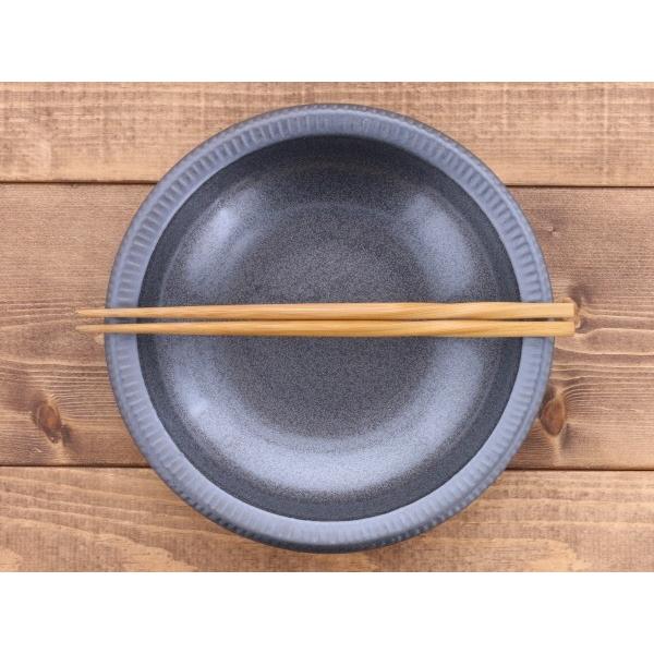 スープボウル 21cm 銀彩鉄結晶和食器 スープ皿 和 パスタ皿 サラダ皿