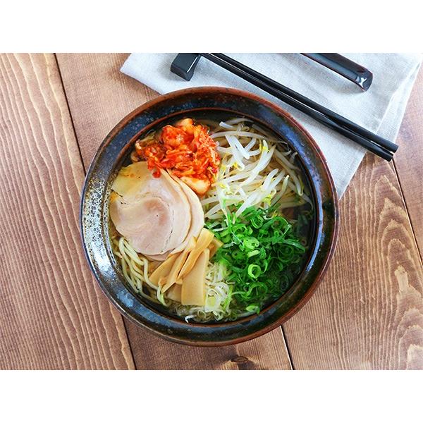 ラーメン鉢 和食器 黒 油滴結晶 石目 6.8寸ラーメン丼 丼ぶり ラーメン