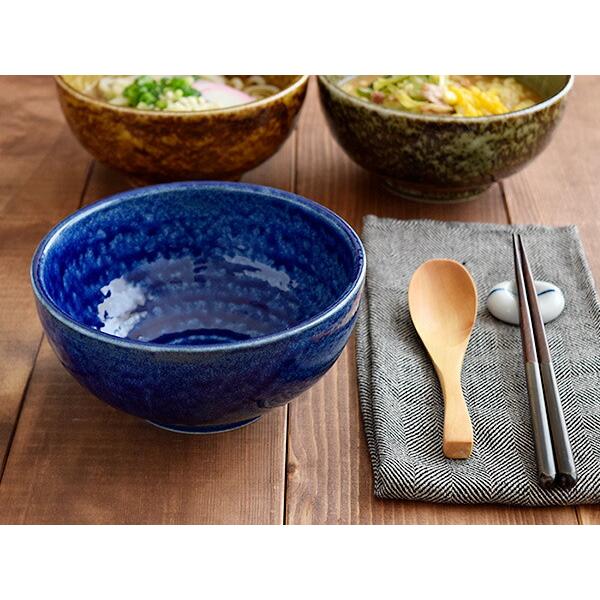 和食器 おしゃれ どんぶり（大） 17cm 窯変イラボ 伊羅保 丼ぶり 麺鉢