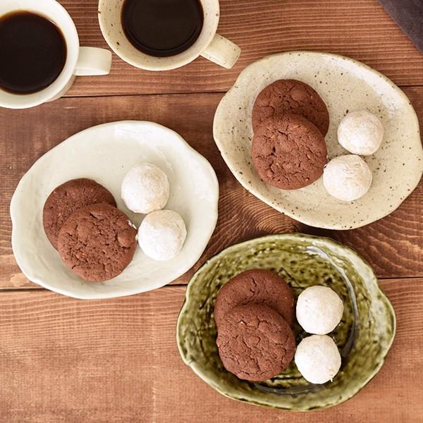 和食器 変形中皿 石目 中皿 お皿 プレート ケーキ皿 取り皿 サラダ皿 ソーサー 変形皿 楕円皿 和カフェ カフェ食器 カフェ風 おうちカフェ 和モダン ファッションデザイナー