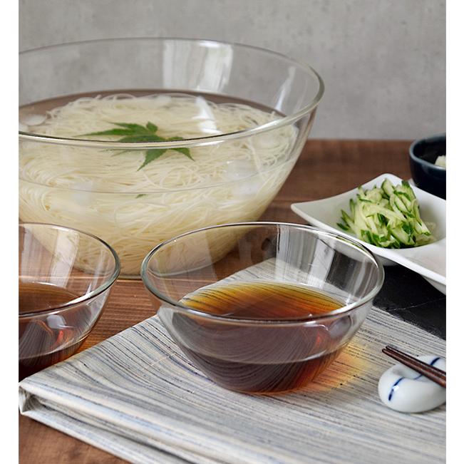 そうめん取り鉢 12cm ガラス製 ボウル サラダボウル 鉢 小鉢 小付け