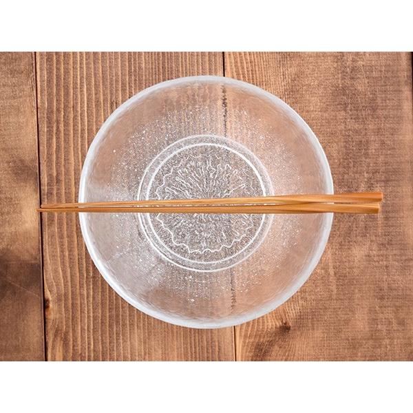 そうめん鉢 淡雪 ガラス製ガラス食器 ガラスボウル サラダボウル 素麺