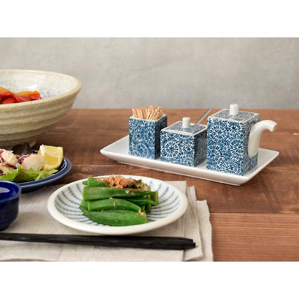 角醤油差し たこ唐草 調味料入れ 和食器 醤油入れ 醤油さし しょうゆ